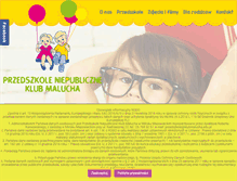 Tablet Screenshot of klubmalucha.edu.pl