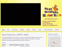 Tablet Screenshot of klubmalucha.com.pl